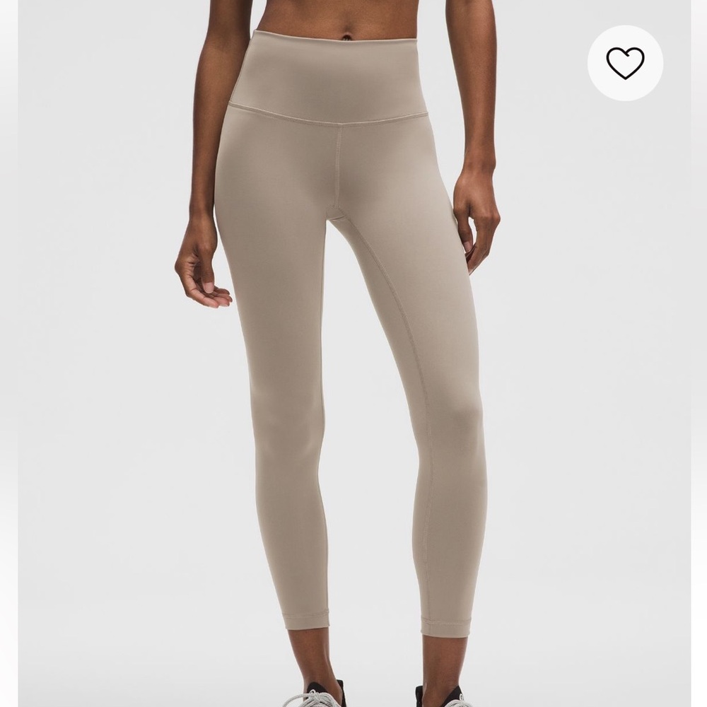 Lululemon High-Waisted Wunder Train Leggings 25” Size 6